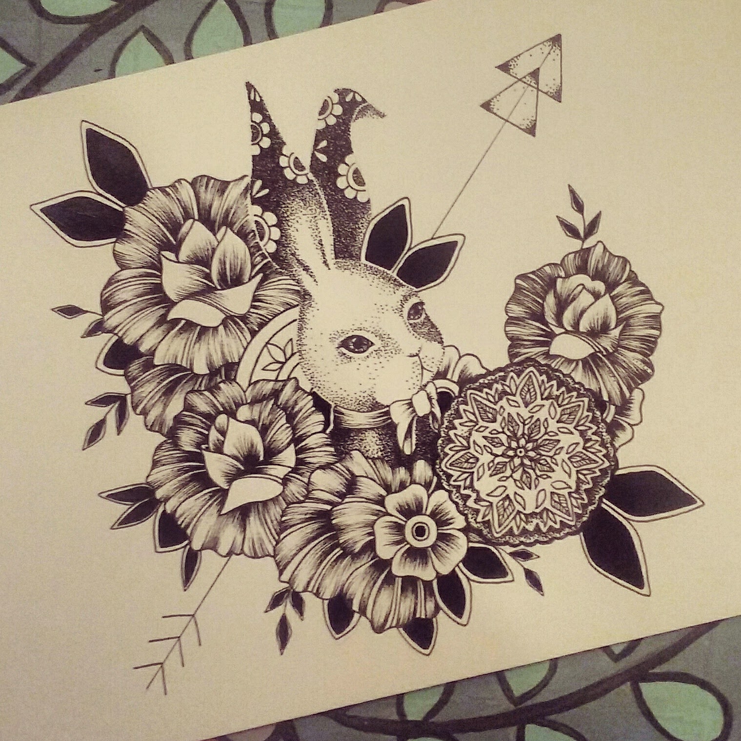 Woodland Animal Designs with Mandalas and Flowers | KateHelenMuir Woodland Animal Designs with Mandalas and Flowers | KateHelenMuir